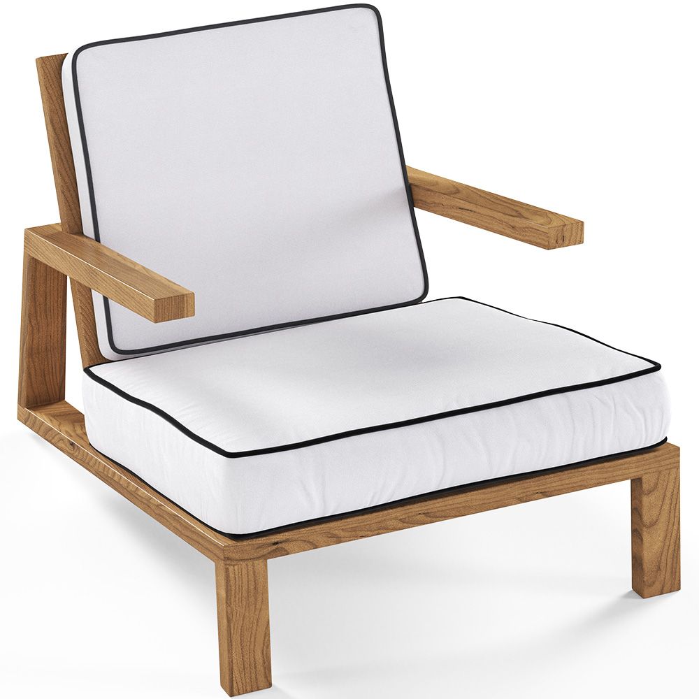 Teakhouten buitenfauteuil - Carsa image 8