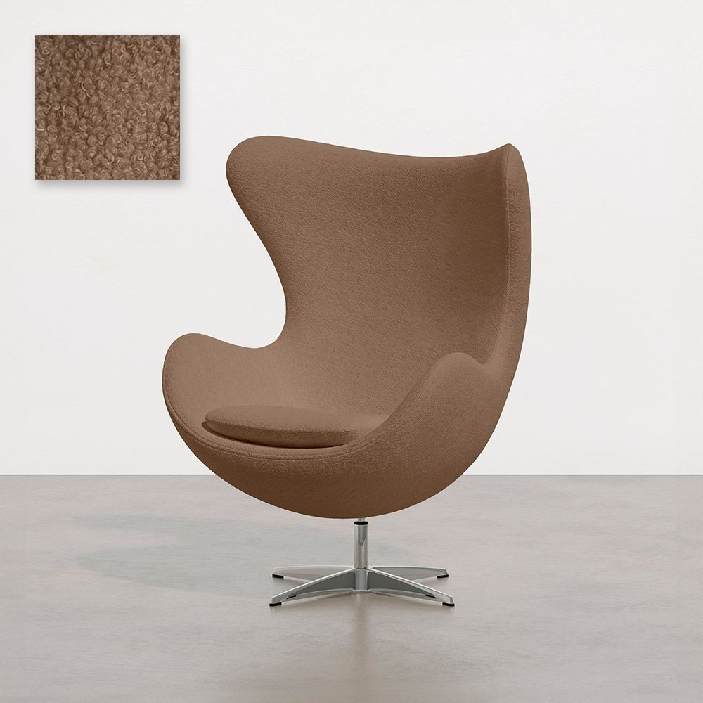 Fauteuil met armleuningen - Bekleed met Bouclé stof - Brave image 8