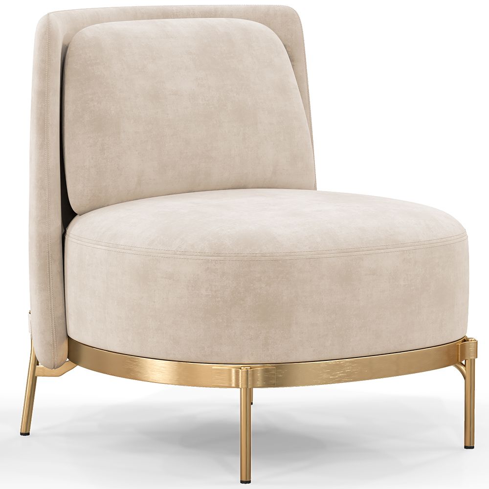 Design Fauteuil - Bekleed met Velours - Kanla image 8