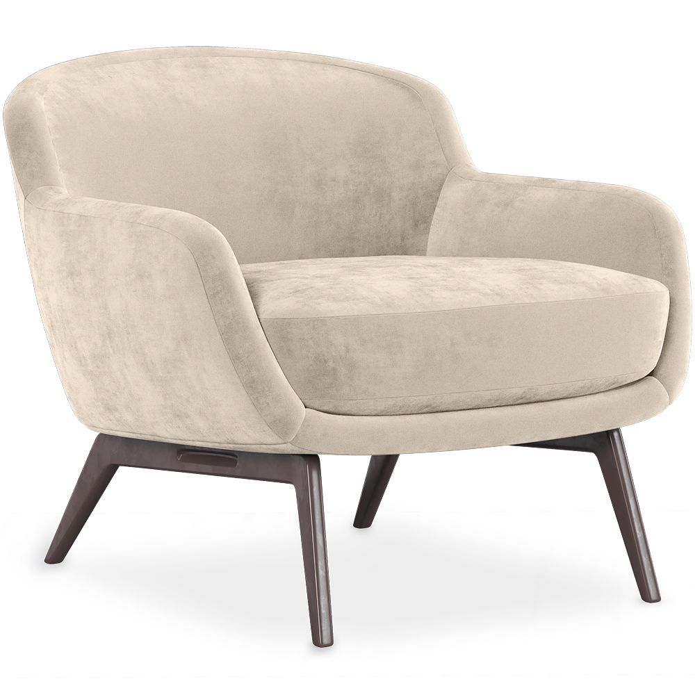 Fluwelen beklede fauteuil - Jenna image 8