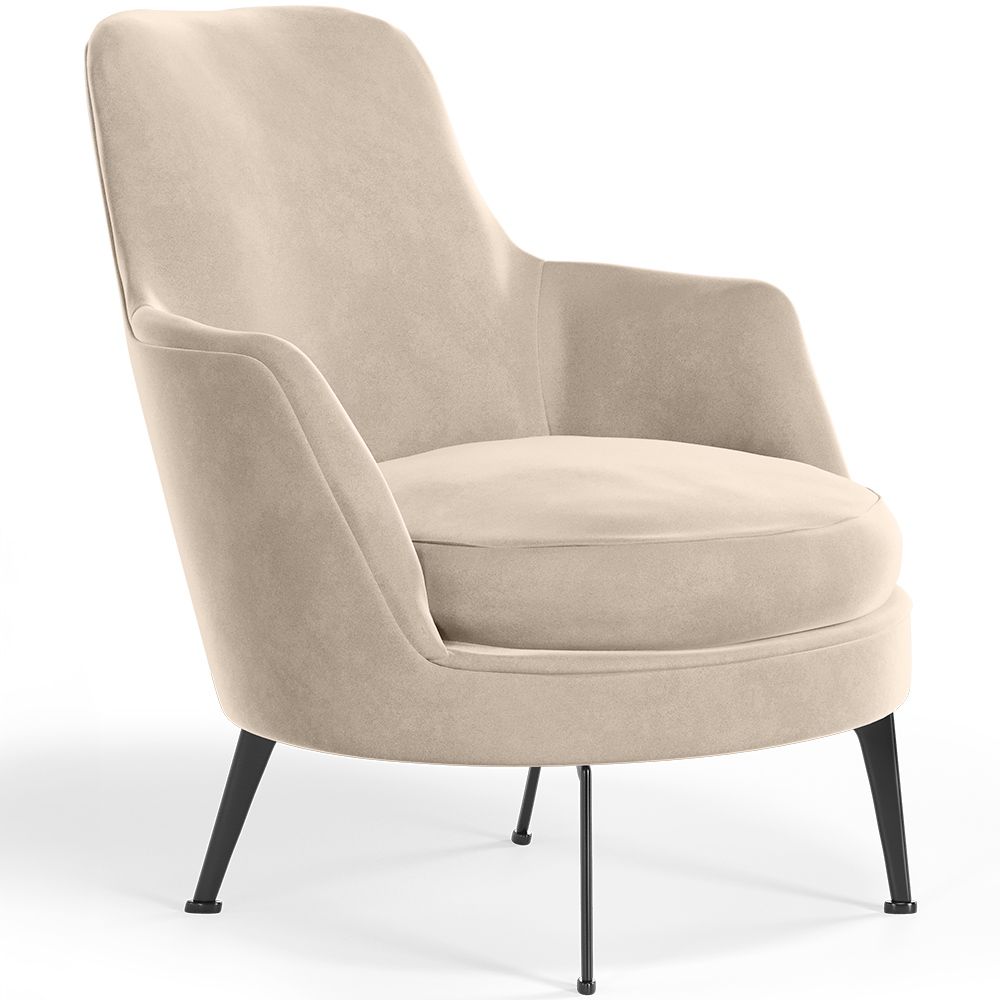 Gestoffeerde Design Fauteuil in Fluweel Hedendaagse Stijl - Hanneh image 8