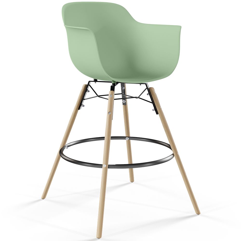 Barkruk - Scandinavisch Design - Houten Poten - Nordika image 8
