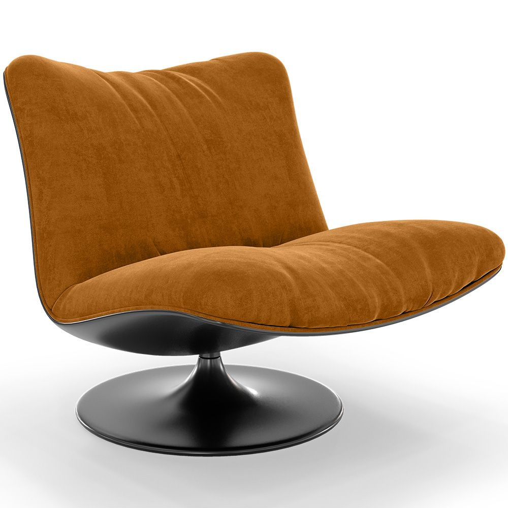 Beklede Fauteuil Gebogen Ontwerp Hedendaagse Stijl - Tulipe image 8