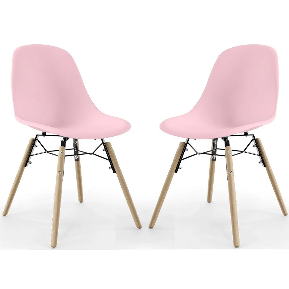 Eetkamerstoel - Scandinavisch Design - Houten Poten - Set van 2 - Skögur image 8