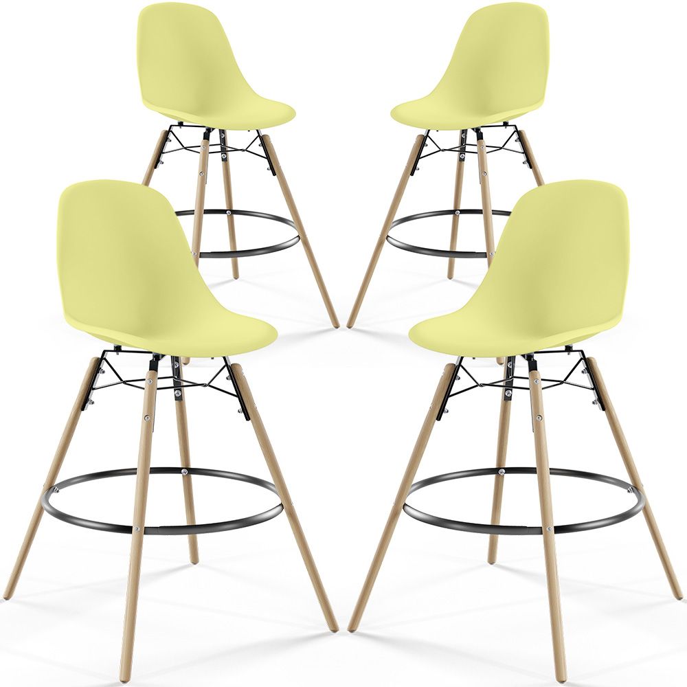 Barkrukken - Scandinavisch Design - Houten Poten - Set van 4 - Skögur image 8