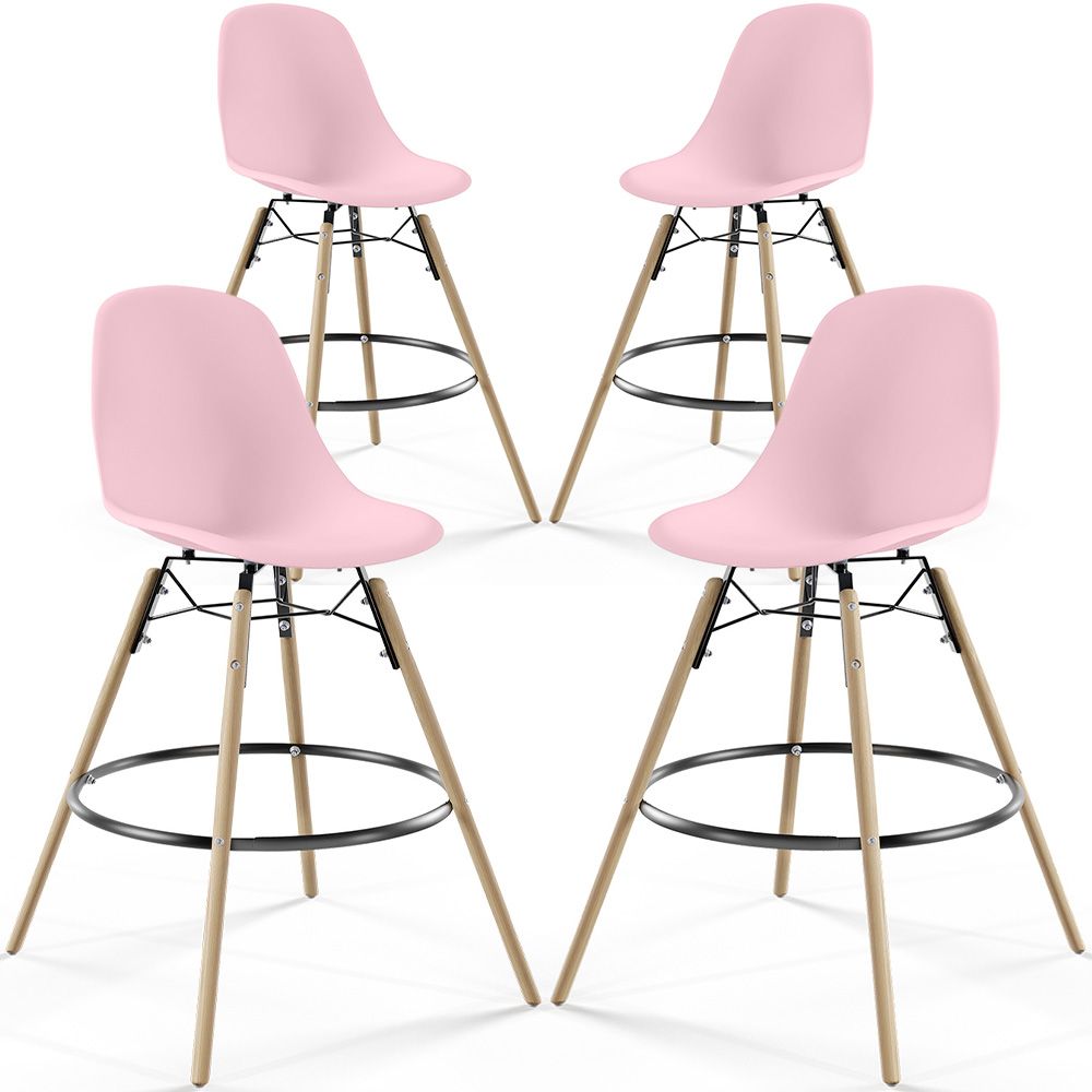 Barkrukken - Scandinavisch Design - Houten Poten - Set van 4 - Skögur image 8