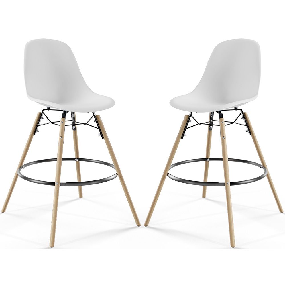 Barkruk - Scandinavisch Design - Houten Poten - Set van 2 - Skögur image 8