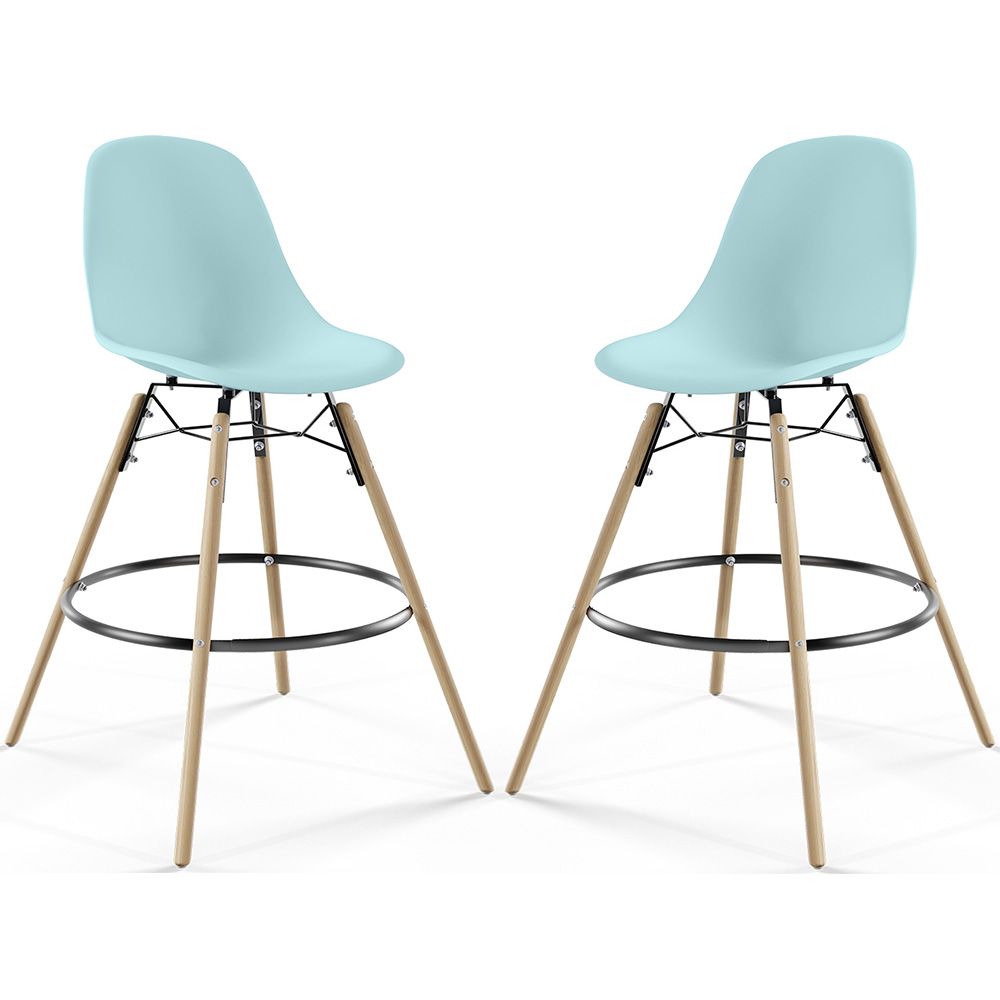 Barkruk - Scandinavisch Design - Houten Poten - Set van 2 - Skögur image 8