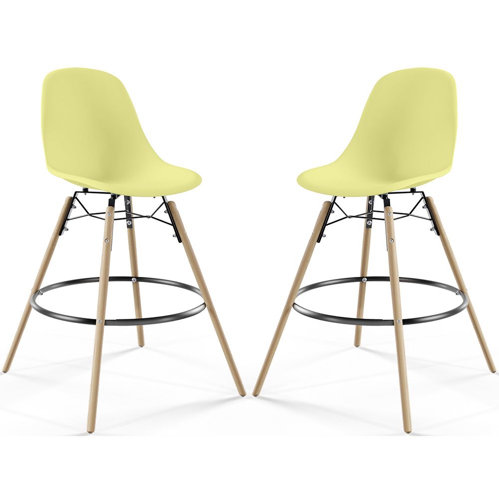 Barkruk - Scandinavisch Design - Houten Poten - Set van 2 - Skögur image 8