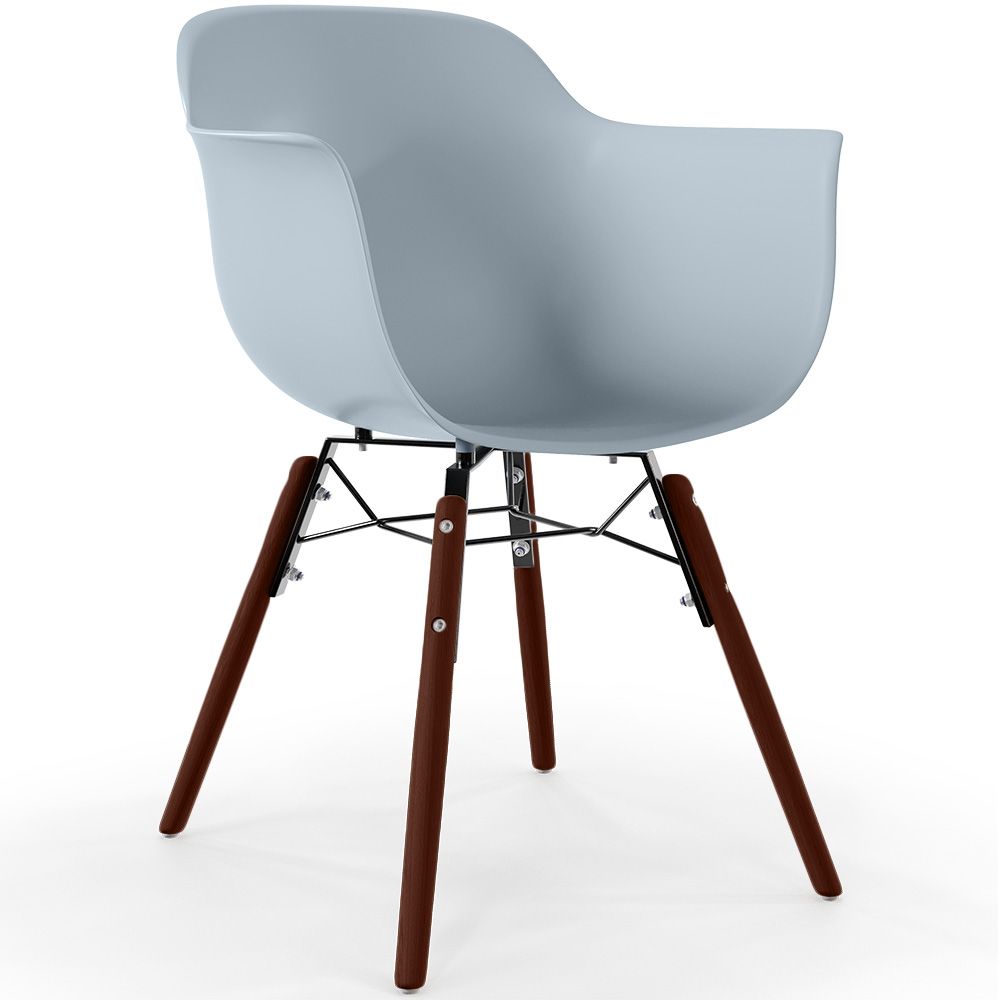 Eetkamerstoelen - Scandinavisch Design - Poten van Donker Hout - Nordika image 8