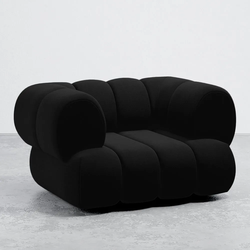 Velours Beklede Fauteuil - Moderne Stijl - Gebogen Velvet image 8