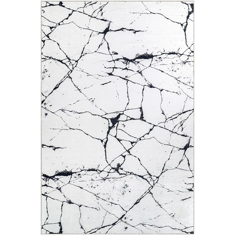 Groot Vloerkleed met Modern Design en Marmerlook - (290x200 cm) - Calico image 8
