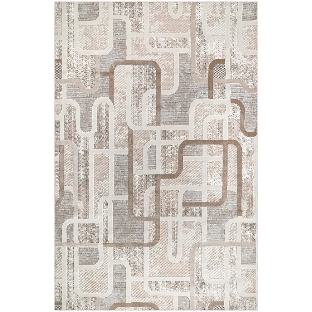 Groot Tapijt met Eigentijds Modern Ontwerp - Beige (290x200 cm) - Ornate image 8