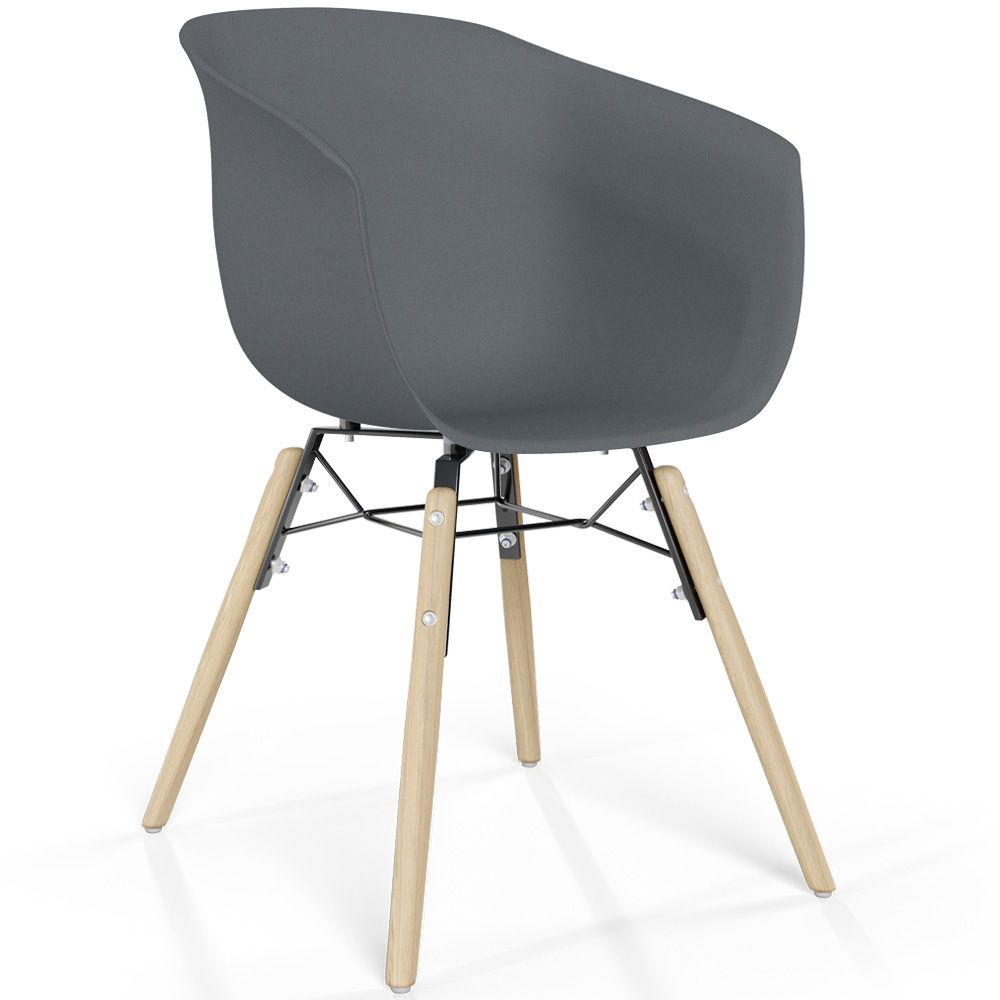 Eetkamerstoel - Scandinavisch Design - Natuurlijke Houten Poten - Polin image 8