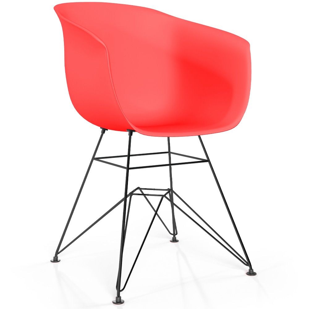 Eetkamerstoel - Scandinavisch Design - Zwarte Poten - Polin image 8