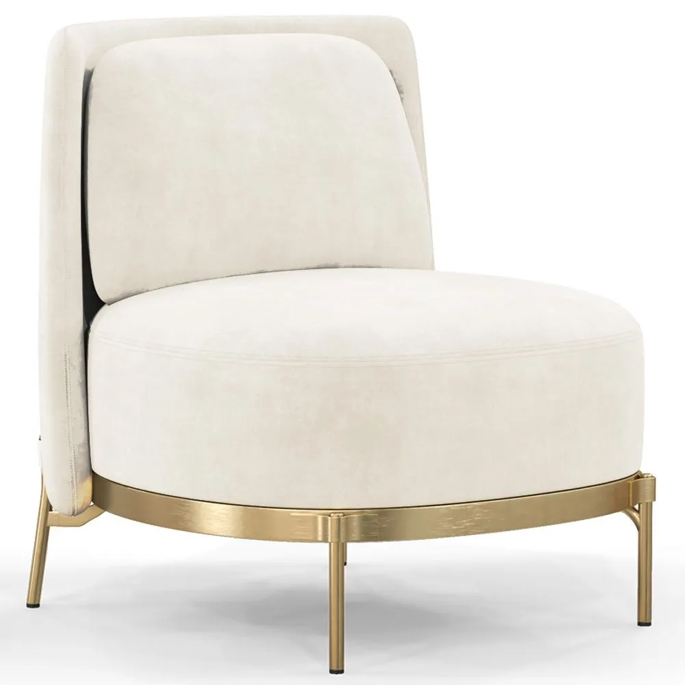 Design Fauteuil - Bekleed met Velours - Kanla image 8