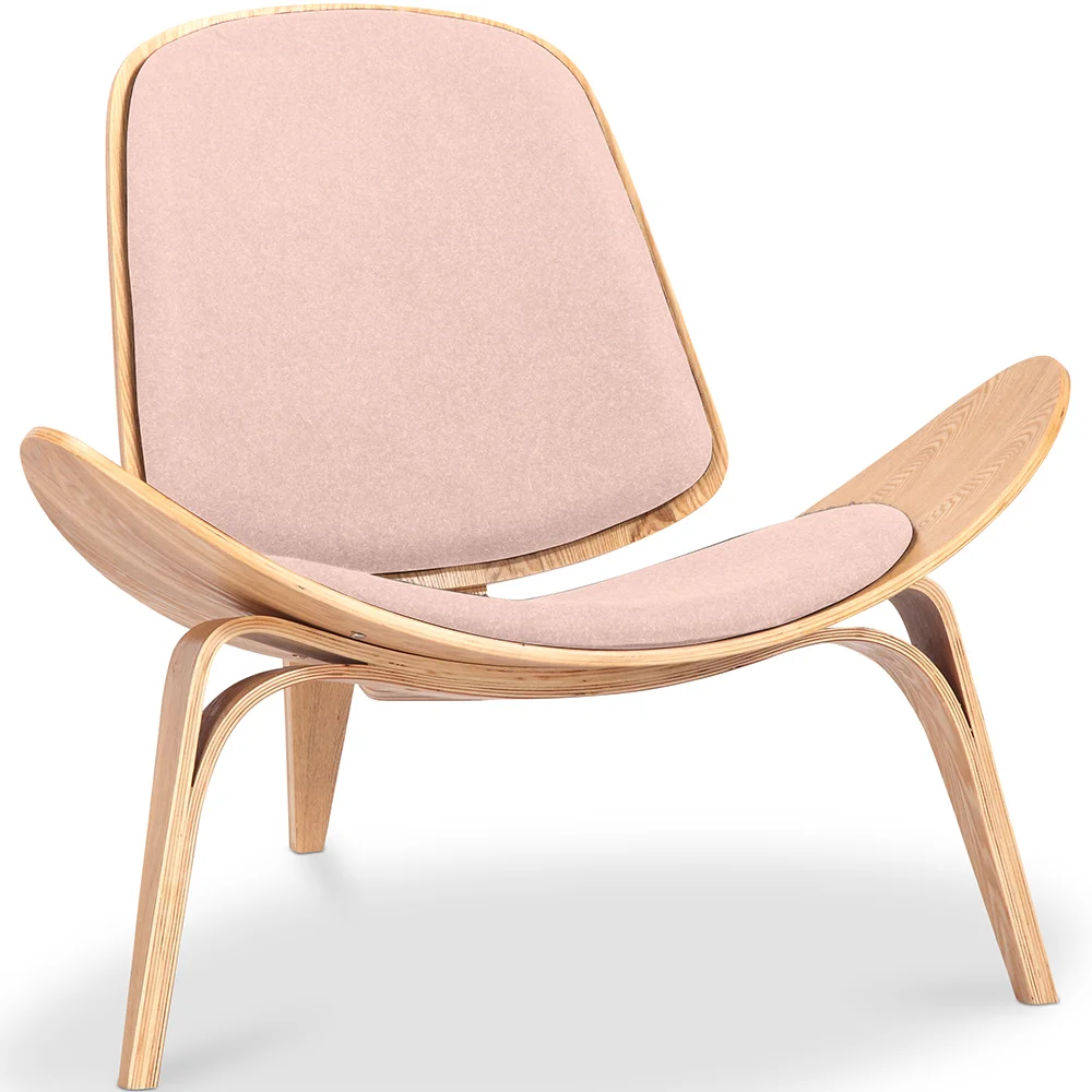 Design fauteuil - Scandinavische fauteuil - Stoffen bekleding - Perzik - Lucy image 8