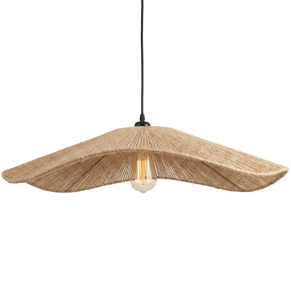 Hanglamp - Natuurlijke Touw Boho Stijl – Modern Handgemaakt Ontwerp - Yer image 8