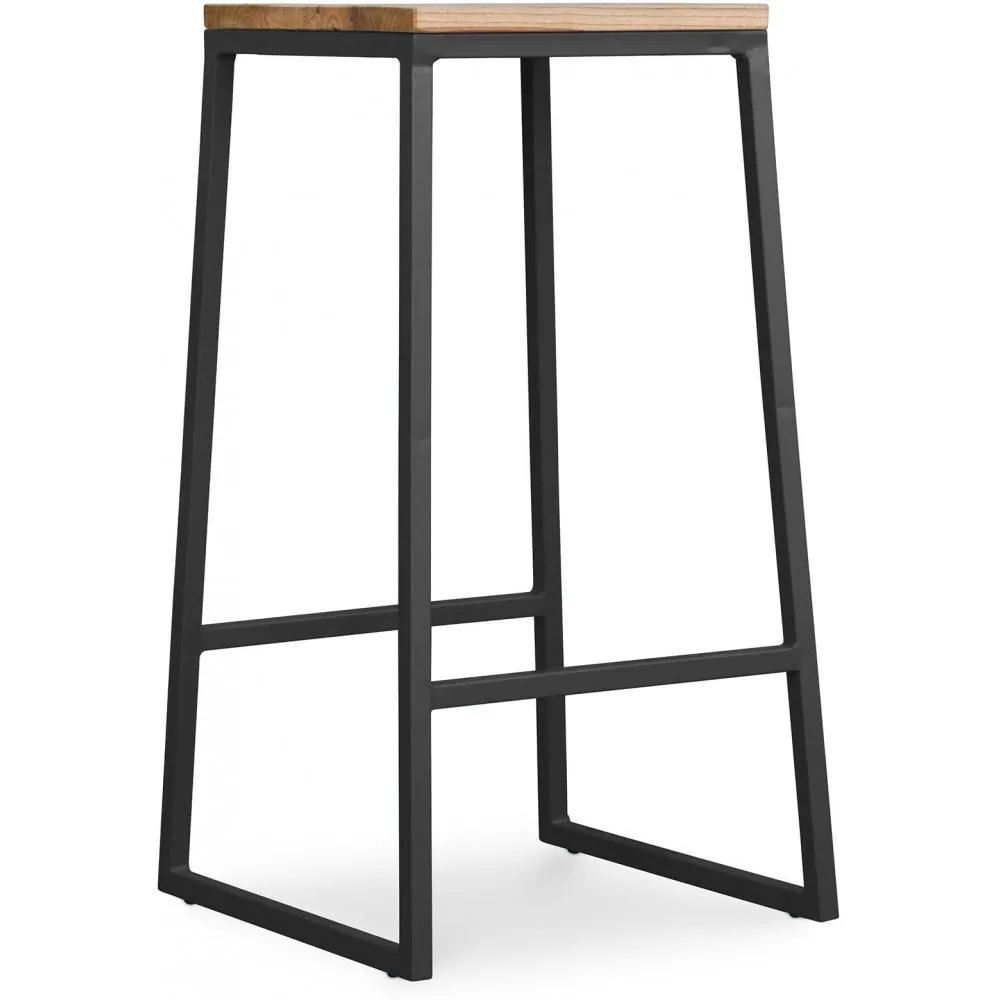 Industriële Design Kruk - Hout & Metaal - 76cm - Big Boy image 8