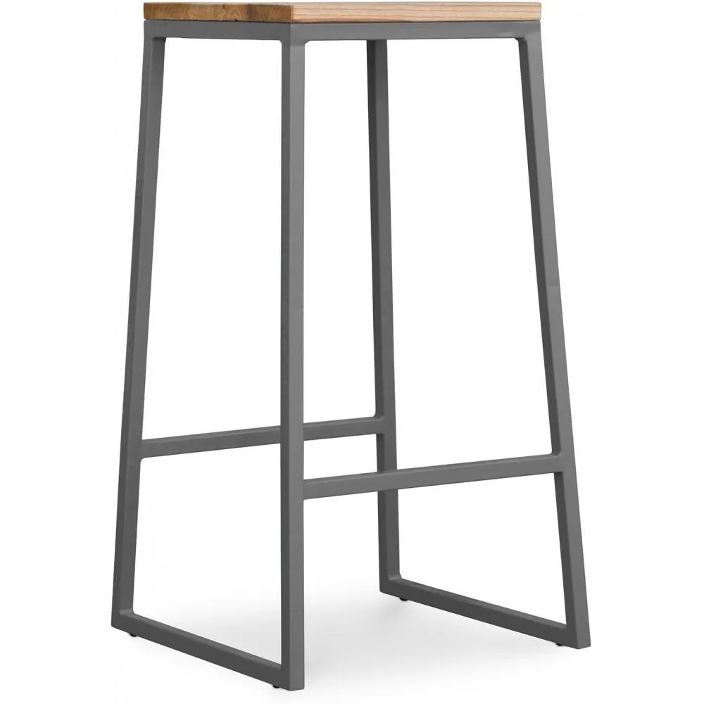 Industriële Design Kruk - Hout & Metaal - 76cm - Big Boy image 8