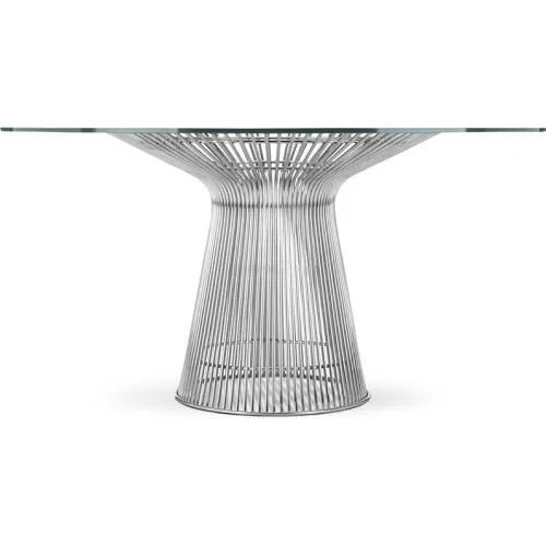 Ronde Eettafel - Glas & Metaal - Barrel image 8