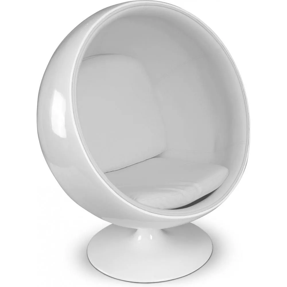 Ball Design Fauteuil - Gestoffeerd in Kunstleer - Batton image 8