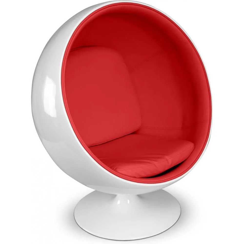 Ball Design Fauteuil - Gestoffeerd in Kunstleer - Batton image 8