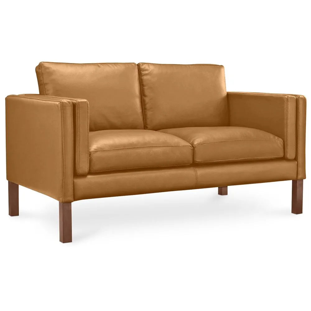 Lederen Gestoffeerde Sofa - 2 zits - Mordecai image 8