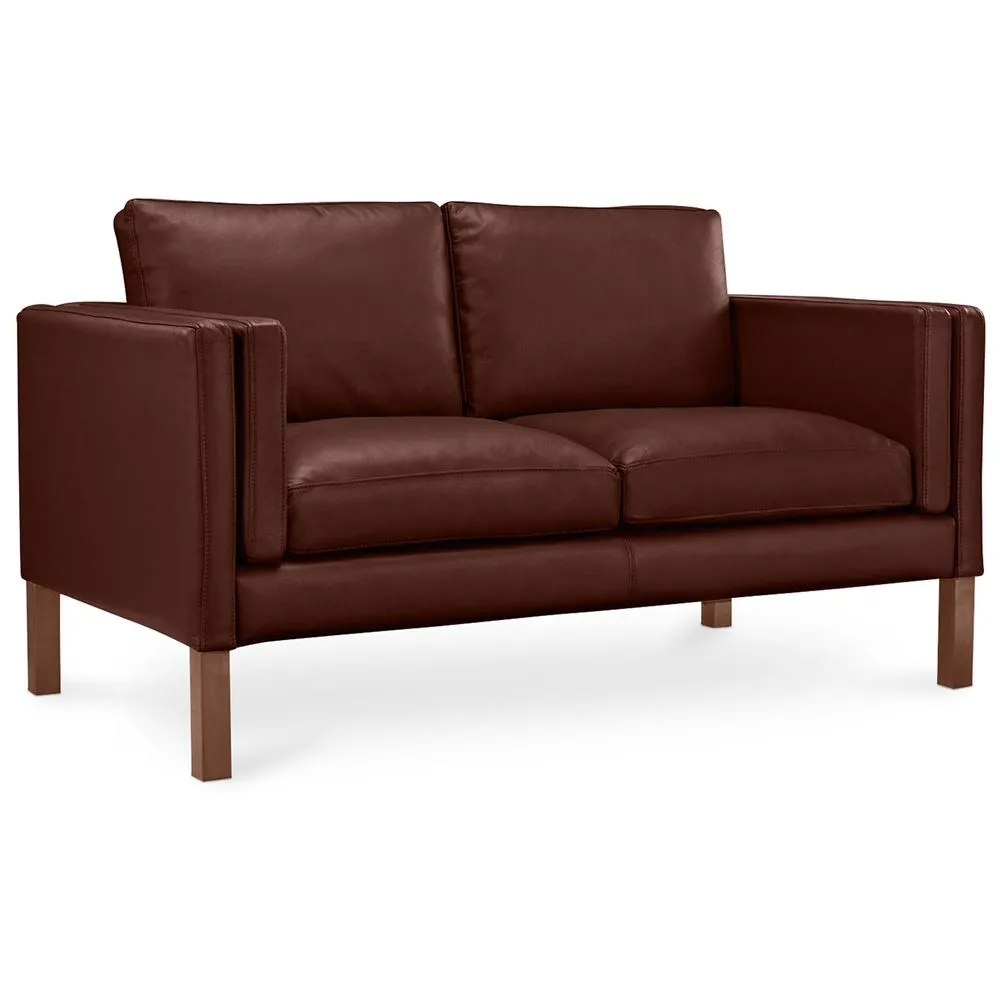 Lederen Gestoffeerde Sofa - 2 zits - Mordecai image 8