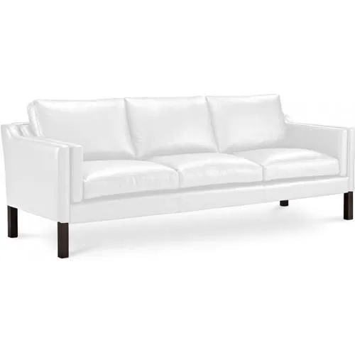 Sofa Gestoffeerd in Leder - 3 zits - Menache image 8