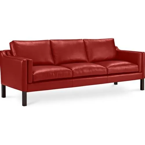Sofa Gestoffeerd in Leder - 3 zits - Menache image 8