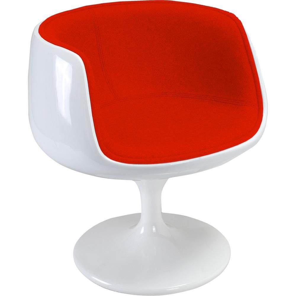 Silla de Salón - Silla de Diseño Blanca - Tapizada en Tela - Geneva image 8