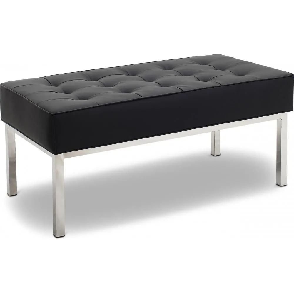 Design Bank - 2 zits - Bekleed met kunstleer - Konel image 8