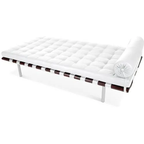 Design Bed - Gestoffeerd in Leder - Stad image 8