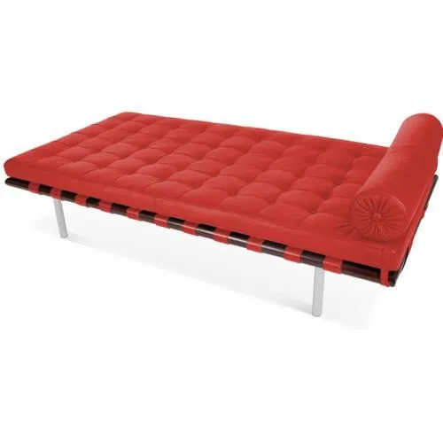 Design Bed - Gestoffeerd in Leder - Stad image 8