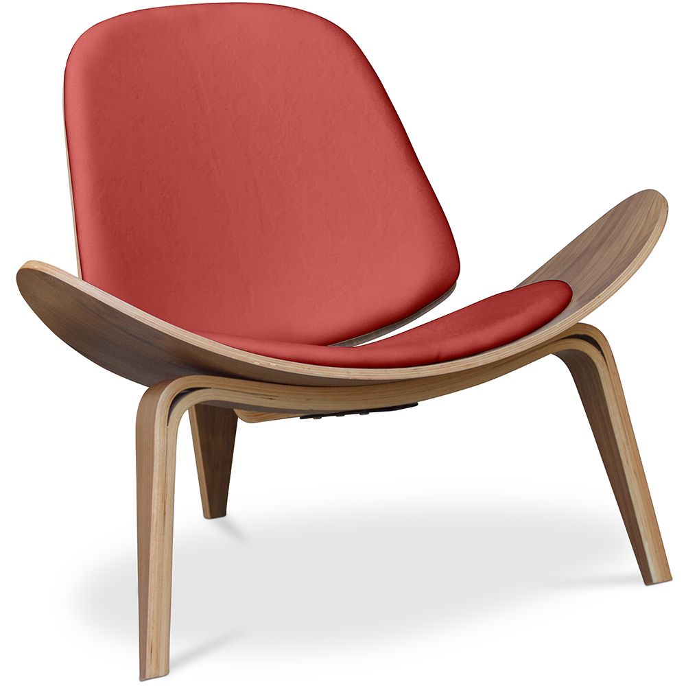 Scandinavisch design fauteuil - Leren bekleding - Lucy image 8