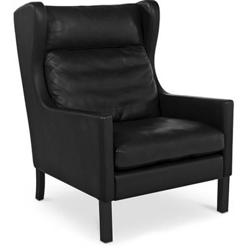 Fauteuil met armleggers - Retro Stijl - Bekleed in Leder - Michal image 8