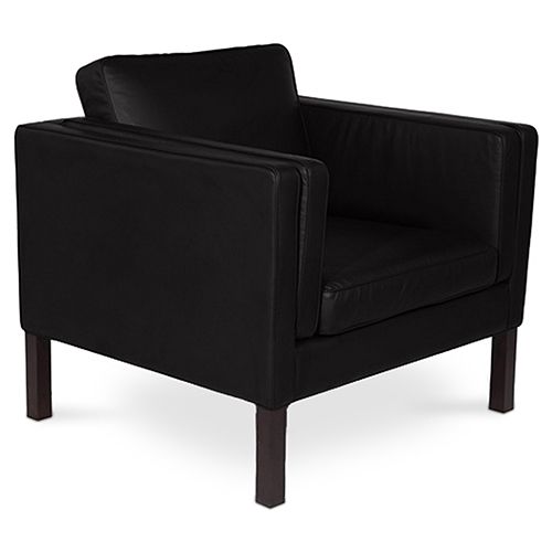 Fauteuil met armleuning - Gestoffeerd in kunstleer - Betzalel image 8
