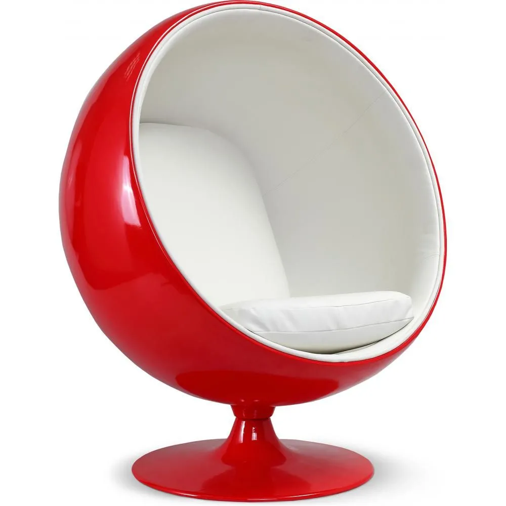 Bola Design Fauteuil - Gestoffeerd in kunstleer - Baller image 8