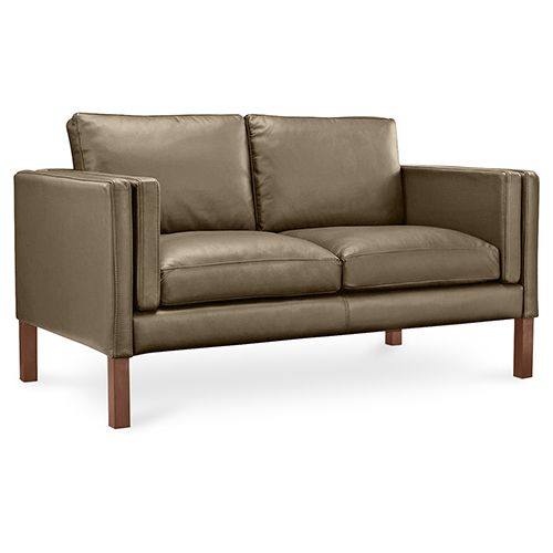 Leder Gestoffeerde Sofa - 2 zits - Mordecai image 8