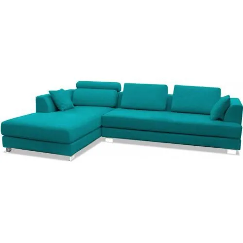 3-zits gestoffeerde chaise lounge - stoffen bekleding - Boretti image 8