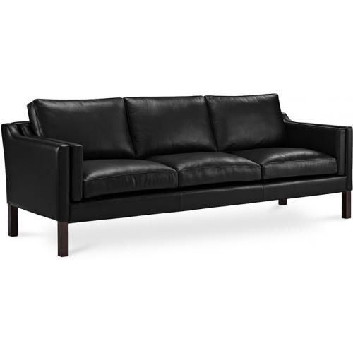 Sofa gestoffeerd in kunstleer - 3 zits - Benzion image 8