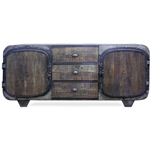 Houten TV Meubel - Industrieel Retro Ontwerp - Shell image 8