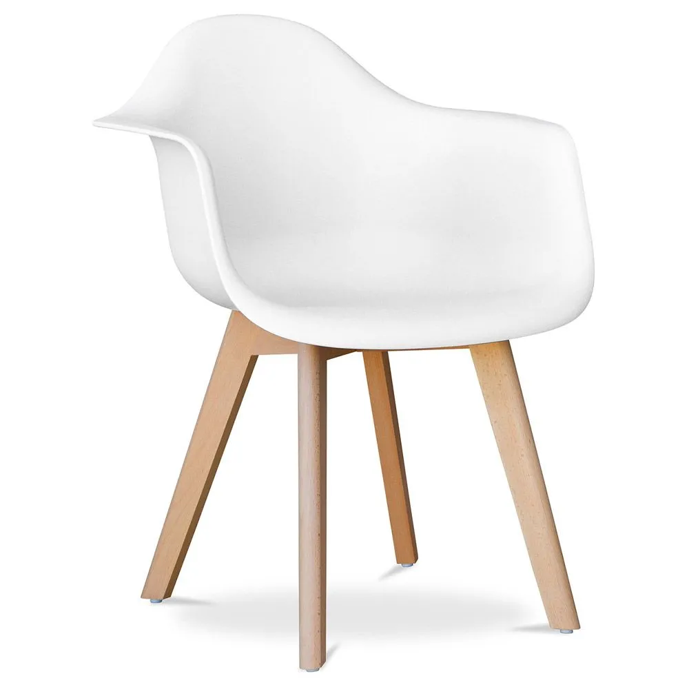 Eetkamerstoel met armleuningen - Scandinavische stijl - Dominic image 8