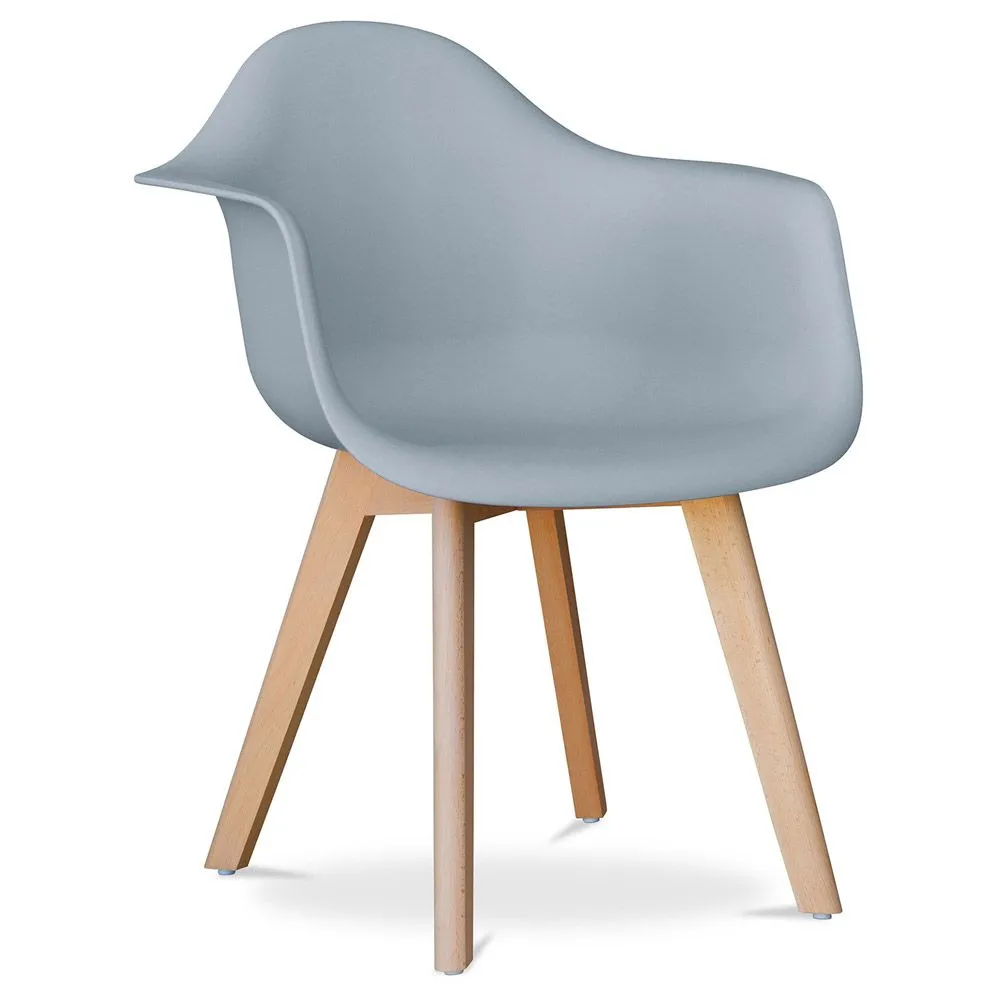 Eetkamerstoel met armleuningen - Scandinavische stijl - Dominic image 8