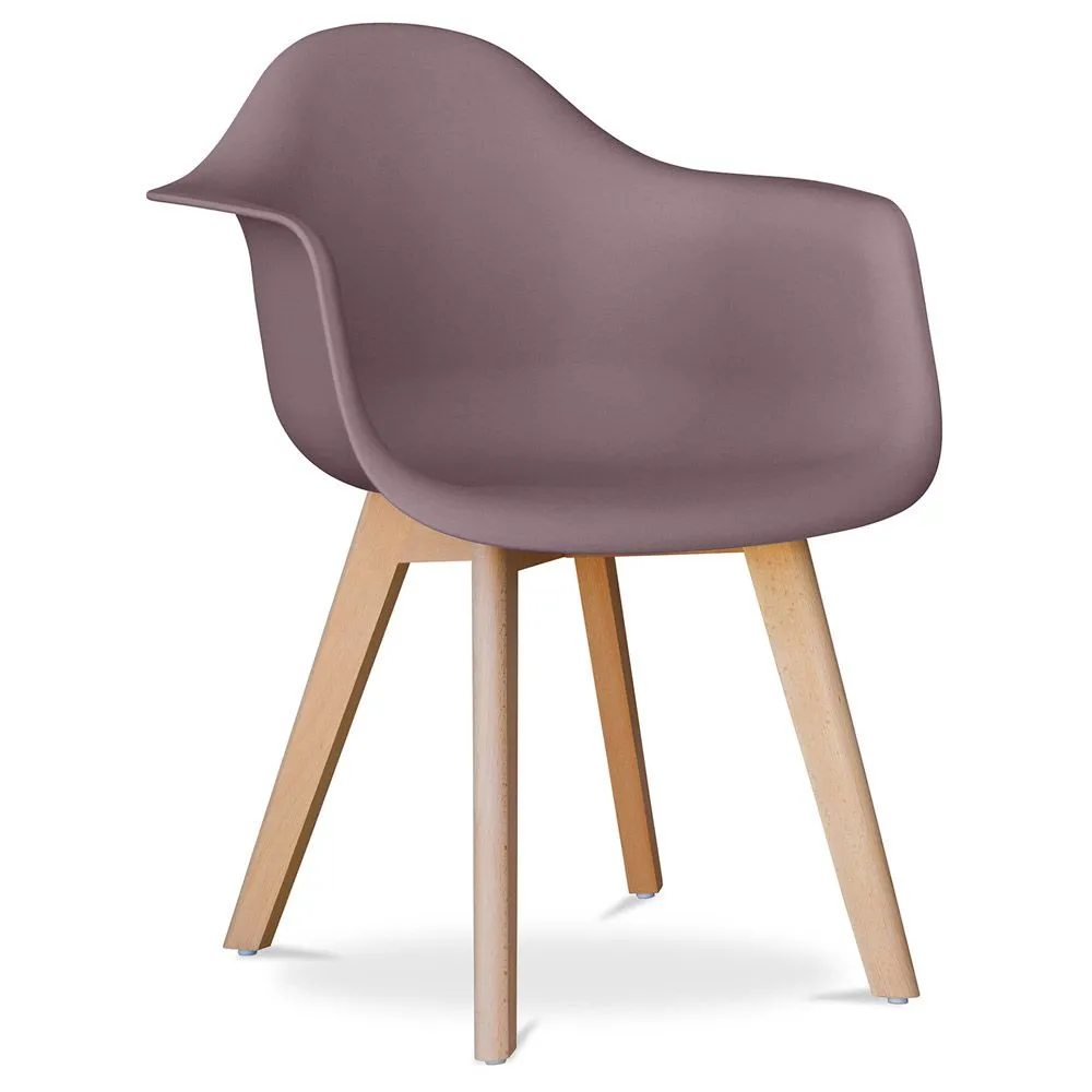 Eetkamerstoel met armleuningen - Scandinavische stijl - Dominic image 8