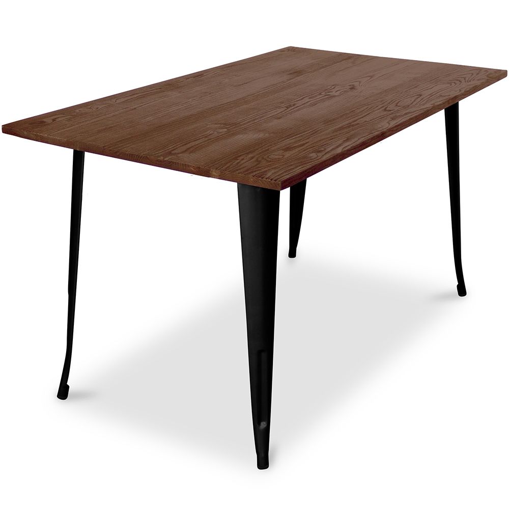 Rechthoekige eettafel - Industrieel - Industrieel ontwerp - Hout - Tawny image 8