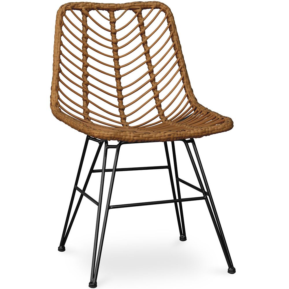 Rotan Eetkamerstoel - Boho Stijl - Mia image 8