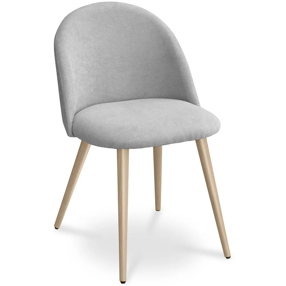 Eetkamerstoel - kruk Gestoffeerd - Scandinavische Stijl - Evelyne image 8