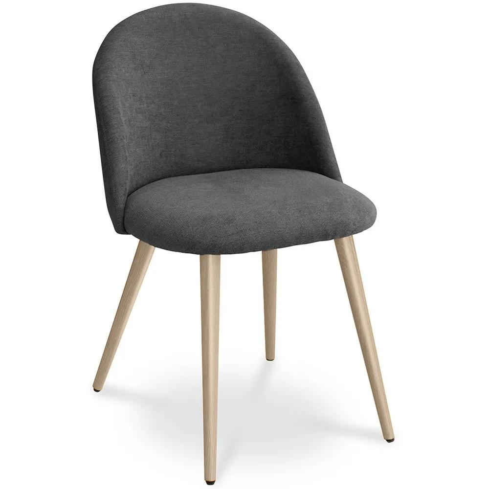 Eetkamerstoel - kruk Gestoffeerd - Scandinavische Stijl - Evelyne image 8